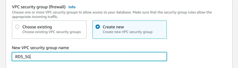 VPC Security Group